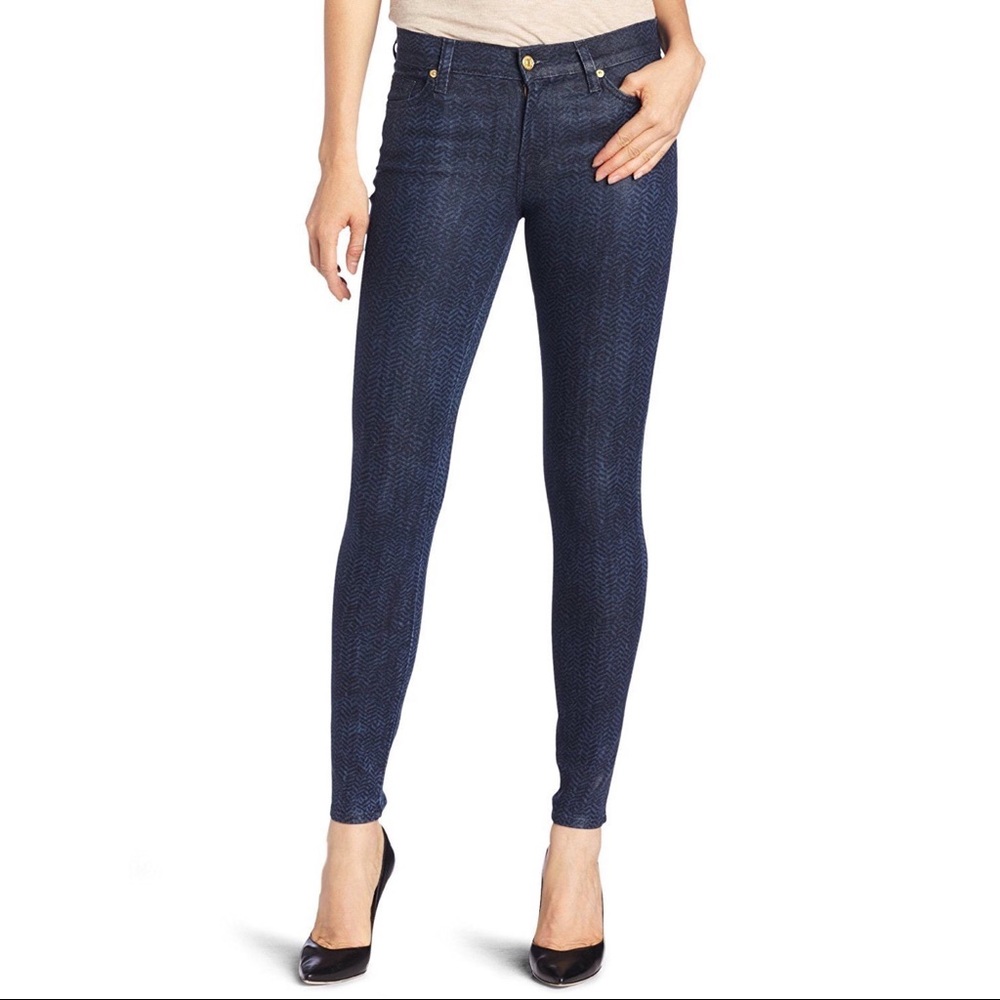 7 FOR ALL MANKIND THE SKINNY JEAN IN BROKEN LASER